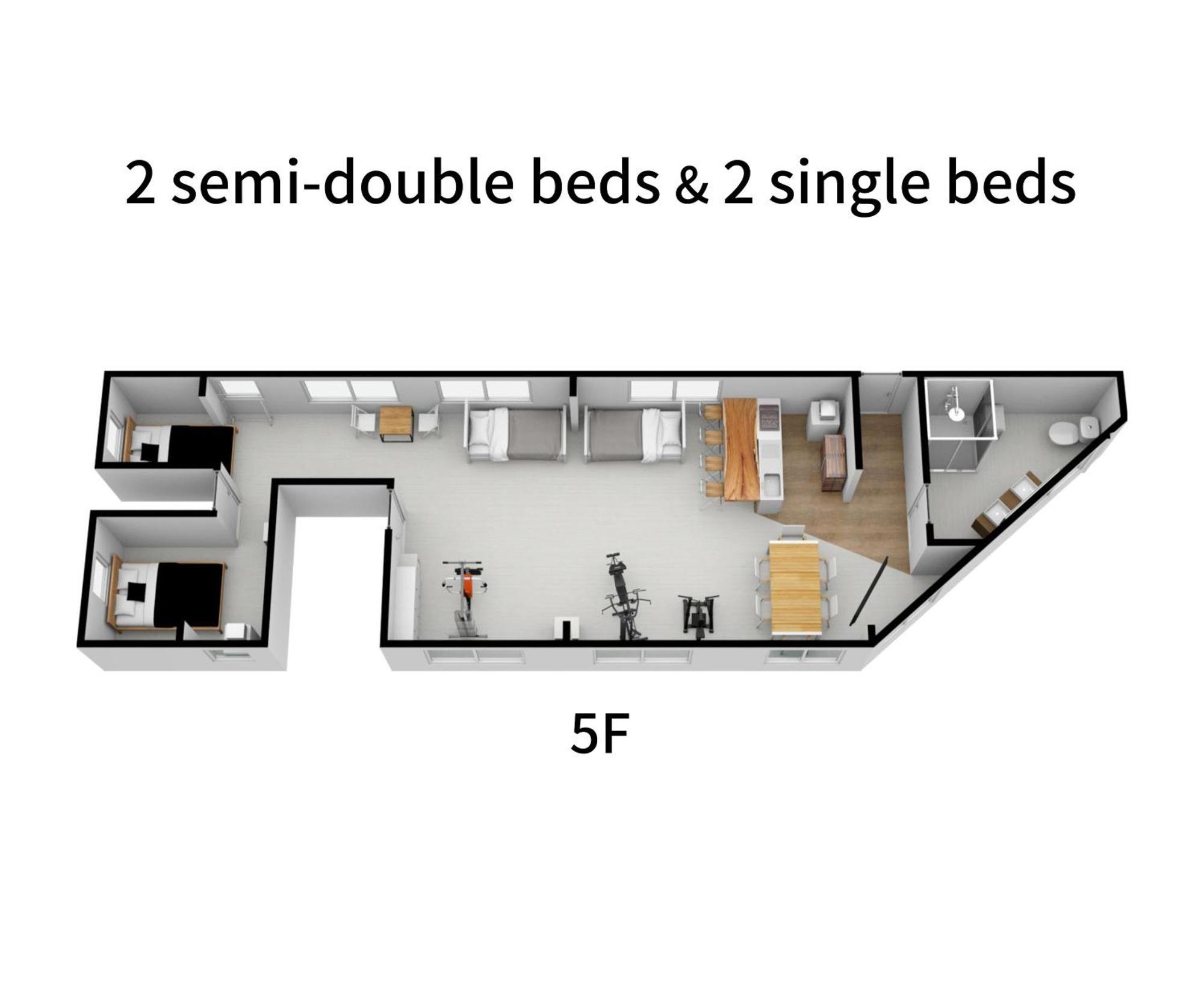 U.House Aparthotel Osaka Phòng bức ảnh